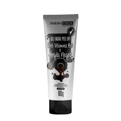 Imagem do produto Gel Facial Peel Off  Vitamina B5 e Argila Negra Dermachem