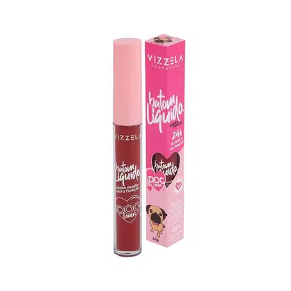 Imagem do produto Batom Líquido Dog Lovers  Pug Vizzela