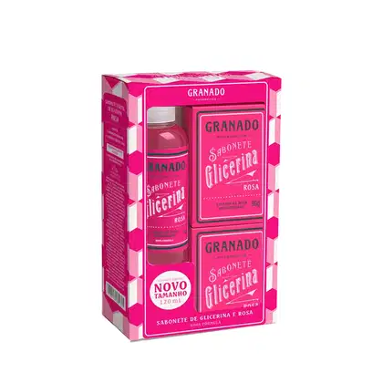 Imagem do produto Kit Sabonete Glicerina Rosa Granado