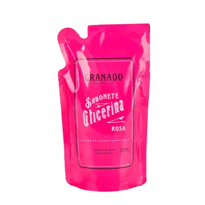 Imagem do produto Refil Sabonete Líquido de Glicerina Rosa Granado 300ml