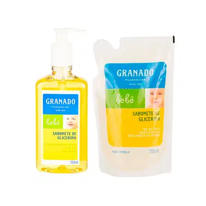 Imagem do produto Kit Sabonete Líquido Glicerina com Refil Bebê Granado