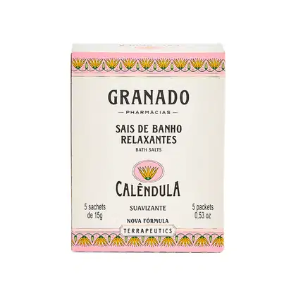 Imagem do produto Sais de Banho Calêndula Granado 5 sachês 15g