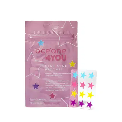 Imagem do produto Adesivos Secativos Star Acne 4you Océane 12un