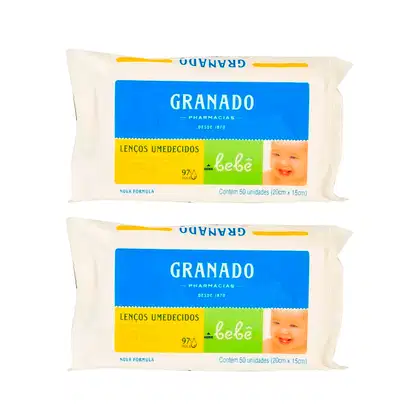 Imagem do produto Duo Lenços Umedecidos Bebê Tradicional Granado