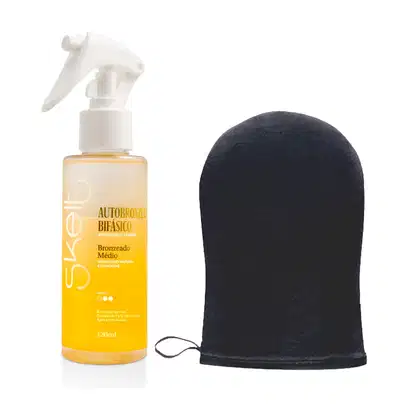 Imagem do produto Autobronzeador Bifásico e Luva Aplicadora Skelt