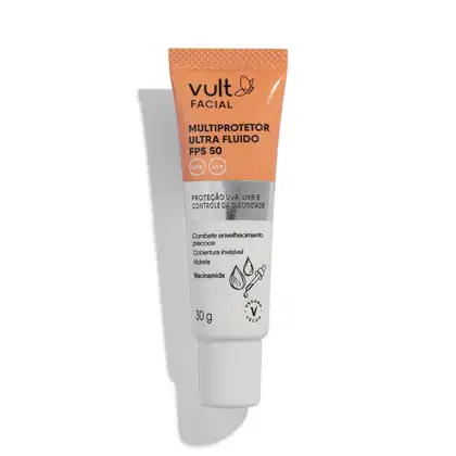 Imagem do produto Multiprotetor Solar Facial Ultrafluido FPS 50 30g