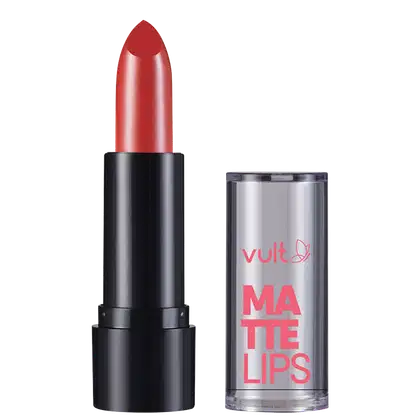 Imagem do produto Vult Matte Lips Vermelho Carmim - Batom Matte 3,8g