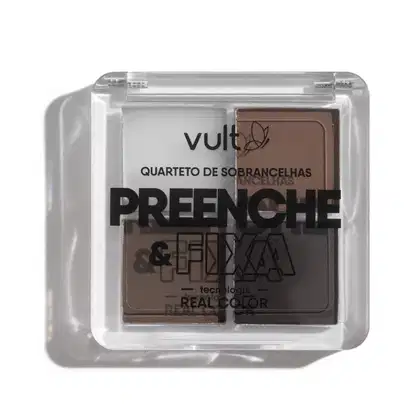 Imagem do produto Quarteto de Sombras para Sobrancelhas Preenche & Fixa 5g