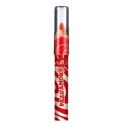Imagem do produto Lápis Batom 3 em 1 Vermelho Hippie Coleção Paz & Amor 1,2g