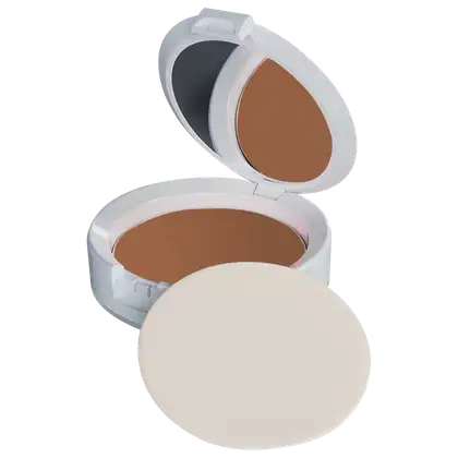 A imagem mostra o Pó Compacto Facial da marca Vult.