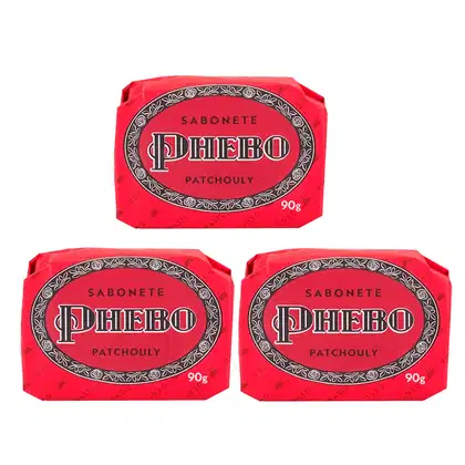 Imagem do produto Trio Sabonetes em Barra de Glicerina Patchouly Phebo