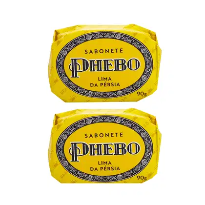 Imagem do produto Dois Sabonetes em Barra de Glicerina Lima da Persia Phebo