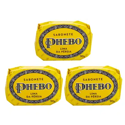 Imagem do produto Trio Sabonetes em Barra de Glicerina Lima da Persia Phebo