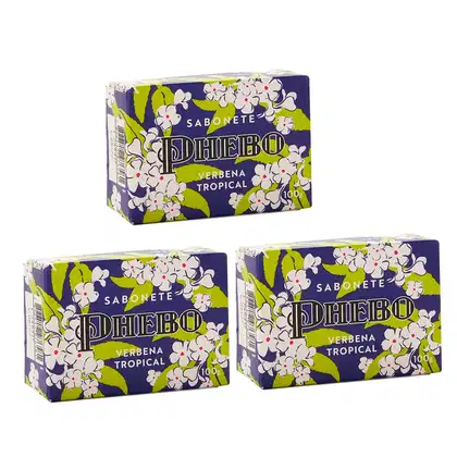 Imagem do produto Trio Sabonetes em Barra Verbena Tropical Phebo