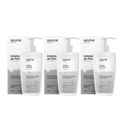 Imagem do produto KIT COM 3 INIBIDORES DE PELOS DERMO SKIN 140ML - LABOTRAT