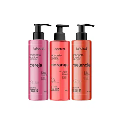 Imagem do produto KIT COM 3 SABONETES LIQUIDO DIA A DIA 190ML - LABOTRAT