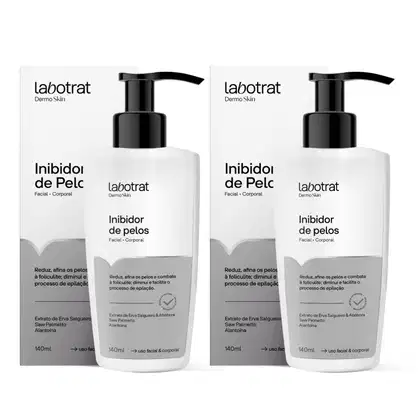 Imagem do produto KIT COM 2 INIBIDORES DE PELOS 140ML DERMO SKIN - LABOTRAT