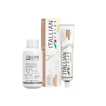 Imagem do produto Itallian Color Premium 9.21 Loiro Violeta + OXI 30vol 90ml