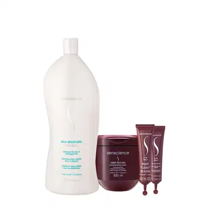 Imagem do produto Kit Senscience Silk Moisture Inner Restore CPR (4 Produtos)
