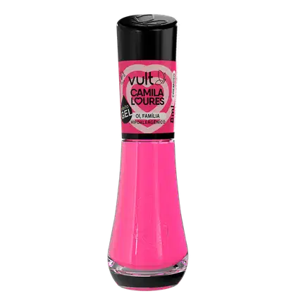 Imagem do produto Vult Camila Loures Efeito Gel Rosa Oi, Família! - Esmalte Cremoso 8ml