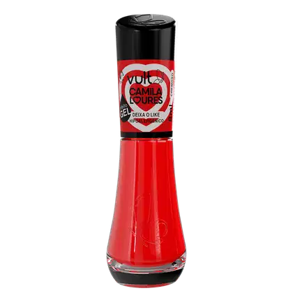 Imagem do produto Vult Camila Loures Efeito Gel Vermelho Deixa o Like - Esmalte Cremoso 8ml