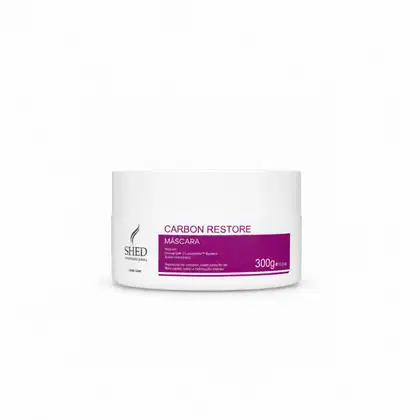Imagem do produto Máscara 300g Carbon Restore: Reconstrução e Hidratação Profunda | Shed Professional