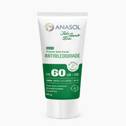 Imagem do produto Protetor Solar Facial Todo Santo Dia Antioleosidade FPS 60 - Anasol 40g