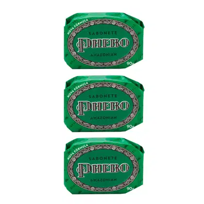Imagem do produto Trio de Sabonetes em Barra de Glicerina Amazonian Phebo