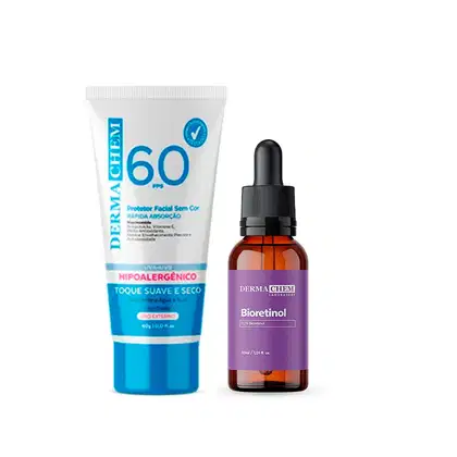 Imagem do produto Protetor Solar 60 FPS e Sérum Bioretinol Dermachem