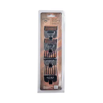Imagem do produto Kit com 4 Pentes para Máquinas de Corte Thunder - Mister Lizz Pentes Mister Lizz