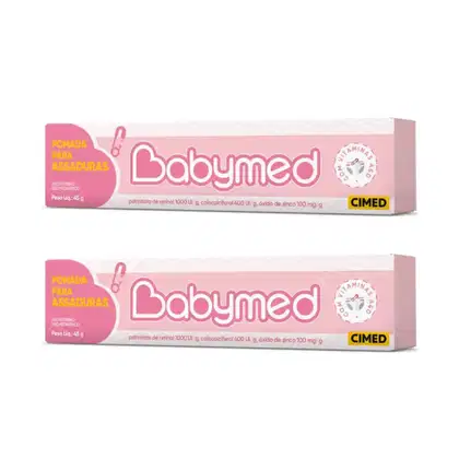 Imagem do produto Kit Cimed Babymed Azul Rosa Preventiva para Assaduras (2 Unidades)