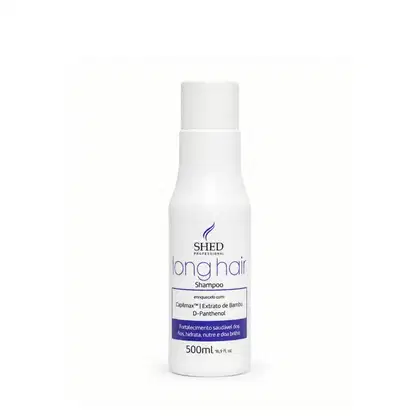 Imagem do produto Shampoo 500ml Long Hair: Hidratação, Fortalecimento e Prevenção a Queda | Shed Professional