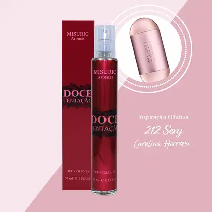 Imagem do produto Misuric Aromas - Deo Colônia 32 Ml Doce Tentação - Feminino