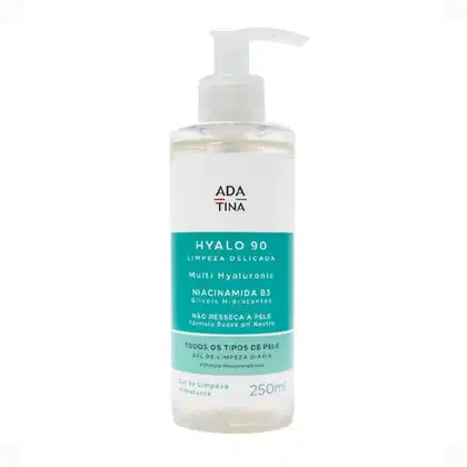 Loção Demaquilante Facial Hyalo 90, da marca Ada Tina.