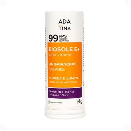 Protetor Solar Biosole Stick FPS99, da marca Ada Tina.