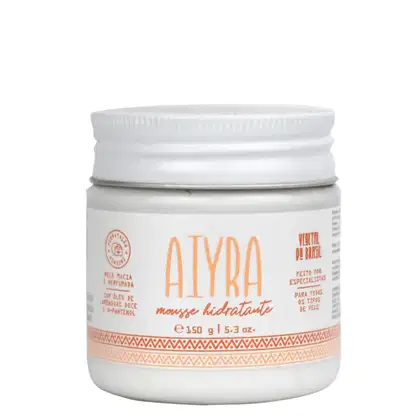 Mousse Hidratante Corporal Vegetal do Brasil Aiyra, 150g.