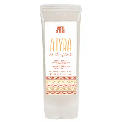Sabonete Esfoliante Corporal Vegetal do Brasil Aiyra, 200ml.