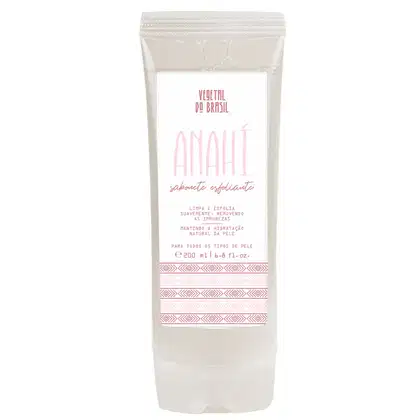 Sabonete Esfoliante Corporal Vegetal do Brasil Anahí, 200ml.
