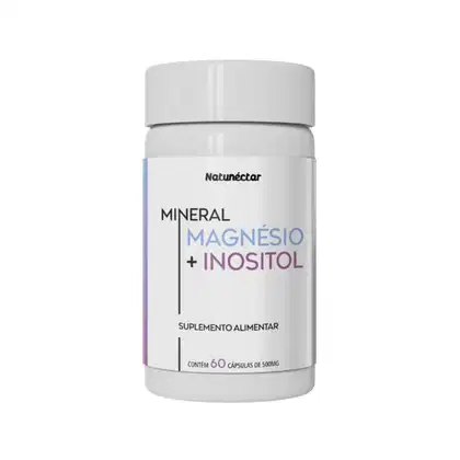 Imagem do produto Magnésio + Inositol 500mg 60 Cápsulas - Natunéctar