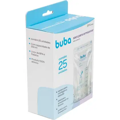 Imagem do produto Saco Para Armazenar Leite Materno - Buba