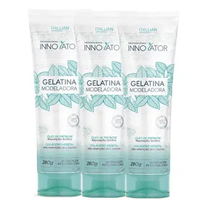 Imagem do produto Kit Itallian Hairtech Innovator - Gelatina Modeladora (3 Unidades)