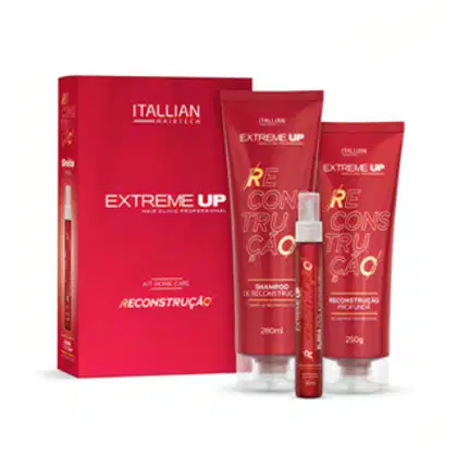 Imagem do produto Kit Extreme UP Home Care de Reconstrução Capilar Pós Quimica (3 Itens)