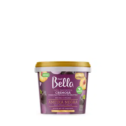 Imagem do produto Cera Depilatória Cremosa para Micro-ondas Ameixa Negra Deo Depil Bella 100g