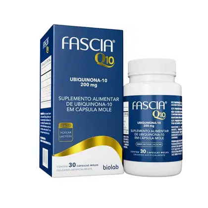 Imagem do produto Suplemento Alimentar Fascia Q10 30 Cápsulas Moles