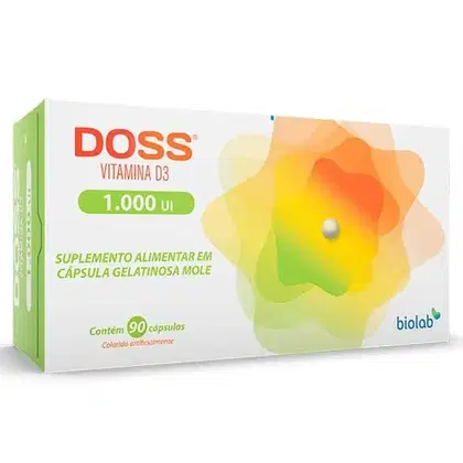 Imagem do produto Doss Vitamina D 1.000ui Biolab 90cps