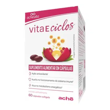 Imagem do produto Vita E Ciclos Suplemento Alimentar 60cps