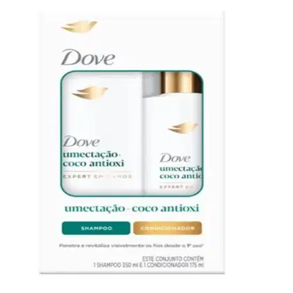 Imagem do produto Kit Dove Umectação + Coco Antioxi Shampoo 350ml + Condicionador 175ml