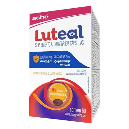 Imagem do produto Polivitamínico Luteal Suplemento Alimentar Para Visão 60 Cápsulas