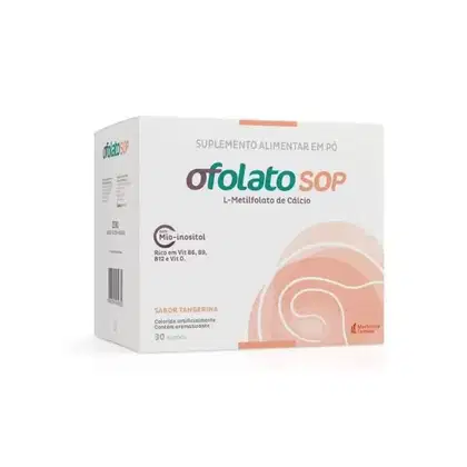 Imagem do produto Mantecorp Ofolato Sop Sabor Tangerina - Suplemento Vitamínico 30x4g