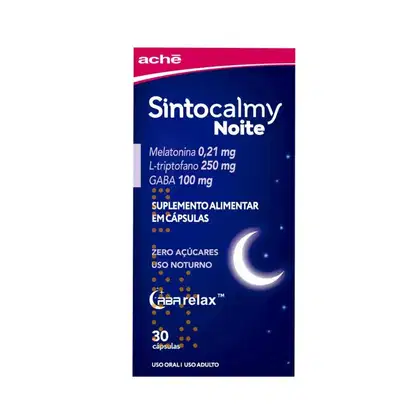 Imagem do produto Sintocalmy Noite Suplemento Alimentar 30 cps